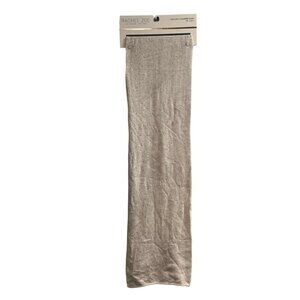 Rachel Zoe Scarf 2 Ply Cashmere Gray Rhinestone Long  Quiet Luxury Old Money